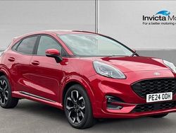 Lucid red Used 2024 Ford Puma Gen-E ST-Line X SUV | £16,750 (Fair price)