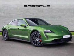 Mamba green metallic Used 2022 Porsche Taycan 4S Sedan | £53,850