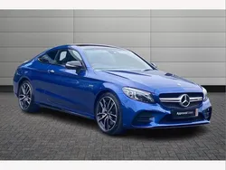 Blue Used 2023 Mercedes C43 AMG Premium Plus Coupe | £44,750 (A bit pricey)