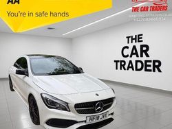 White Used 2018 Mercedes CLA180 AMG line Sedan | £13,988 (Fair price)