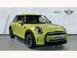 Yellow Used 2022 Mini Cooper Exclusive Hatchback | £21,250 (Fair price)