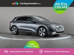 Grey Used 2021 Audi e-tron S-Line SUV | £23,697 (Fair price)