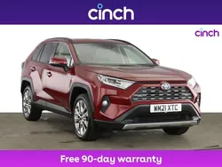 Red Used 2021 Toyota RAV4 Hybrid SUV | £25,529 (Good price)