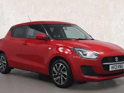 Red Used 2021 Suzuki Swift SZ-L Hatchback | £9,992 (Fair price)