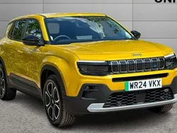 Yellow Used 2024 Jeep Avenger EV Summit SUV | £19,241 (A bit pricey)