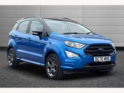 Blue Used 2020 Ford Ecosport ST-Line SUV | £11,499 (Fair price)