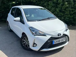 White Used 2018 Toyota Yaris Hatchback | £11,499
