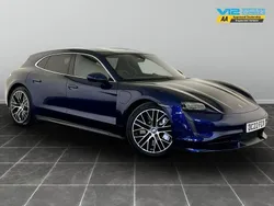 Blue Used 2022 Porsche Taycan Sport Turismo Sedan | £59,495 (Fair price)