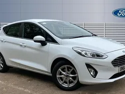 White Used 2018 Ford Fiesta Zetec Hatchback | £8,283 (Fair price)