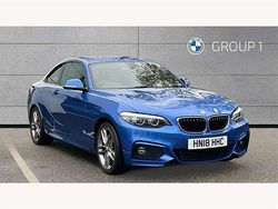 Blue Used 2018 BMW 220 M Sport Coupe | £15,850 (Fair price)