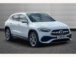 Polar white Used 2021 Mercedes GLA250 Premium Plus SUV | £26,298 (Fair price)