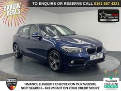Blue Used 2017 BMW 118 Sport Line Hatchback | £10,940 (Fair price)