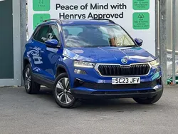 Energy blue Used 2023 Skoda Karoq SE Drive SUV | £21,295 (Good price)