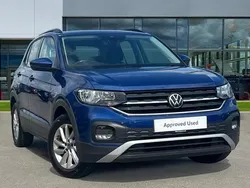 Reef blue metallic Used 2022 VW T-Cross Edition SUV | £16,968 (Fair price)