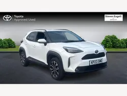 White Used 2023 Toyota Yaris Hybrid Design Hatchback | £20,835 (Expensive)