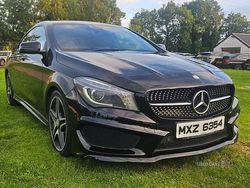 Black Used 2014 Mercedes CLA220 AMG Sedan | £7,695 (A bit pricey)