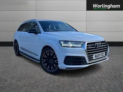 White Used 2019 Audi Q7 S-Line SUV | £27,995 (Super price)