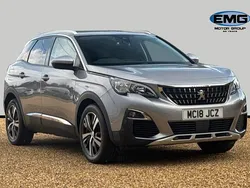 Grey Used 2018 Peugeot 3008 Allure Hatchback | £11,295 (Fair price)