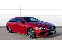 Red Used 2022 Mercedes CLA200 AMG line Estate | £22,211 (Good price)