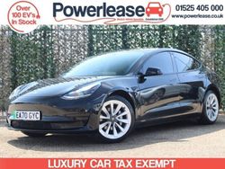 Black Used 2020 Tesla Model 3 Standard Range Plus Sedan | £15,989 (Fair price)