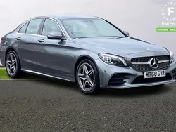 Grey Used 2018 Mercedes C300 AMG Line Premium Sedan | £17,899 (Fair price)