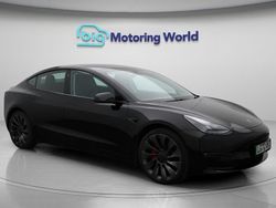 Black Used 2022 Tesla Model 3 Performance Sedan | £24,500 (Fair price)