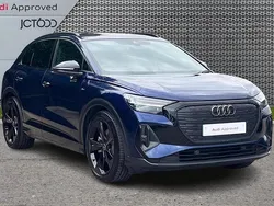 Blue Used 2025 Audi Q4 e-tron Black Edition SUV | £40,988 (A bit pricey)