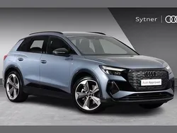 Blue New 2025 Audi Q4 e-tron Black Edition SUV | £42,000 (Expensive)