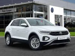 White Used 2022 VW T-Roc Life SUV | £18,456 (Fair price)