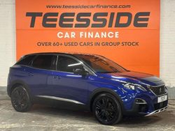 Blue Used 2017 Peugeot 3008 GT-line SUV | £10,495 (Fair price)