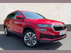 Red Used 2023 Skoda Karoq SE L SUV | £22,869 (Fair price)