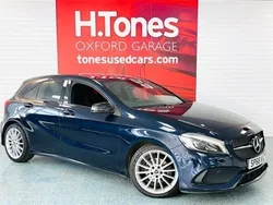 Blue Used 2018 Mercedes A200 AMG line Hatchback | £14,495 (Fair price)