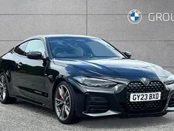 Black sapphire metallic paint Used 2023 BMW M440 Shadowline Sedan | £38,795 (Fair price)
