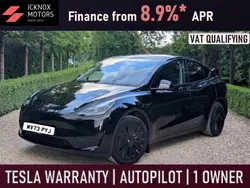 Black Used 2023 Tesla Model Y Long Range SUV | £30,975 (Fair price)