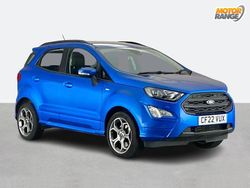 Blue Used 2022 Ford Ecosport ST-Line SUV | £12,195 (Fair price)
