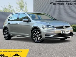 Silver Used 2018 VW Golf VII SE Hatchback | £13,690 (Fair price)