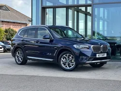 Blue Used 2021 BMW X3 xLine SUV | £28,995 (Fair price)