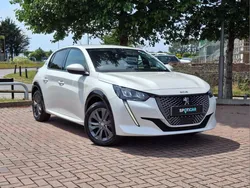 White Used 2021 Peugeot e-208 Allure Premium Hatchback | £10,399