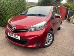 Red Used 2014 Toyota Yaris Hatchback | £3,995 (Fair price)