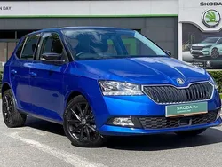 Race blue metallic black magic pearl effect Used 2021 Skoda Fabia SE Hatchback | £9,999 (Fair price)