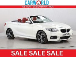 White Used 2017 BMW 218 M Sport Cabriolet | £13,400 (Fair price)