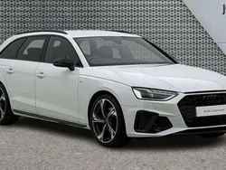 White Used 2024 Audi A4 Black Edition Estate | £33,236 (Expensive)