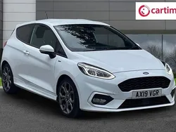 White Used 2019 Ford Fiesta ST-Line Hatchback | £9,495 (Fair price)