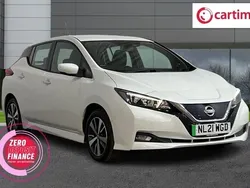 White Used 2021 Nissan Leaf Acenta Hatchback | £8,113 (Super price)