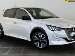White Used 2022 Peugeot e-208 Premium Hatchback | £12,595 (Fair price)