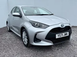 Silver Used 2022 Toyota Yaris Hybrid Hatchback | £15,495 (Good price)