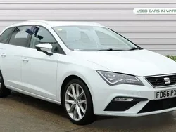 White Used 2017 Seat Leon FR Estate | £9,795 (Fair price)