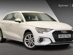 White Used 2022 Audi A3 Sport Hatchback | £19,750 (Good price)