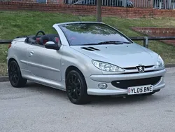Silver Used 2005 Peugeot 206 Allure Cabriolet | £2,500