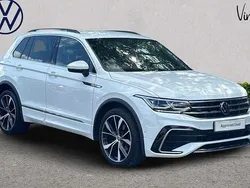 White Used 2022 VW Tiguan R-line SUV | £28,066 (Expensive)